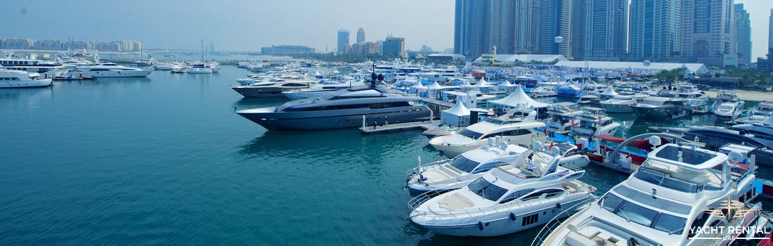 Luxury yachts in Dubai