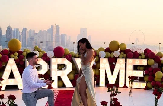 Marriage Proposal in Dubai