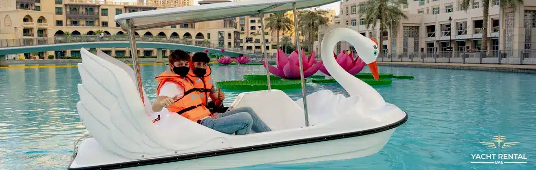 pedal boating Dubai Downtown