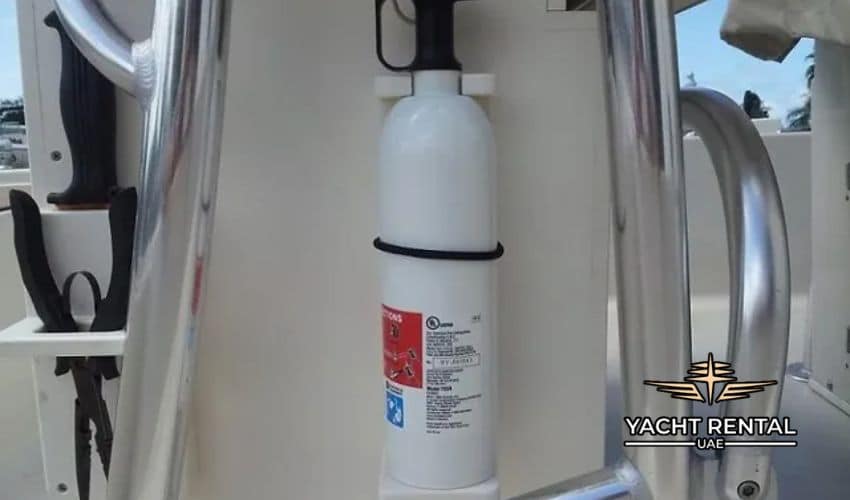 Where is the Best Place to Store a Fire Extinguisher on a Boat. Mount a Fire Extinguisher on a Boat