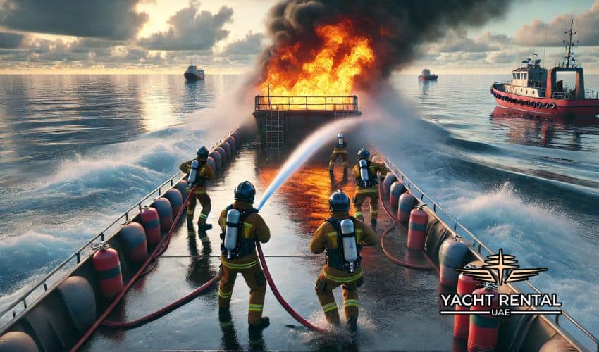 What Should You Do If a Fire Breaks Out in the Front of Your Boat controlling the fire