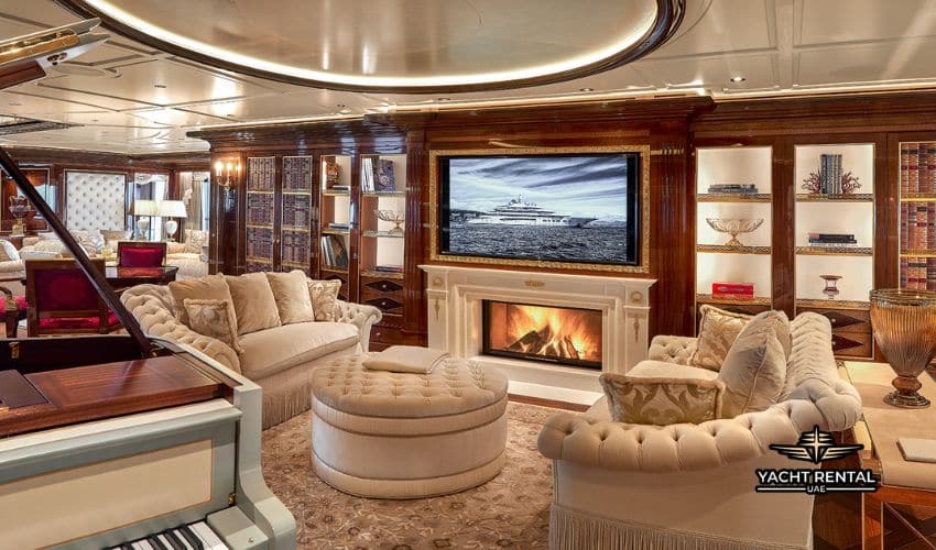 Amadea yacht interior