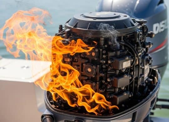 What Should You Do Immediately If a Boat Motor Catches Fire