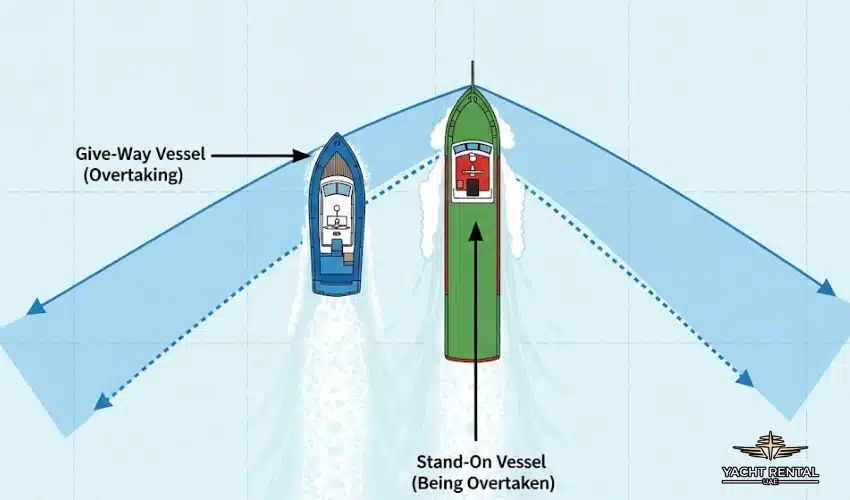 What Should You Do to Avoid Colliding With Another Boat overtaking situation